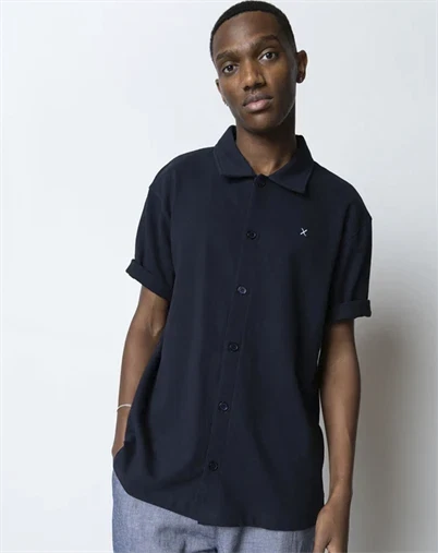 Clean Cut Copenhagen - Calton Structured Polo - Dark Navy 